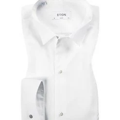 ETON Classic Fit Kläppchen 6363/016/00 Hemd, Popeline, Weiß