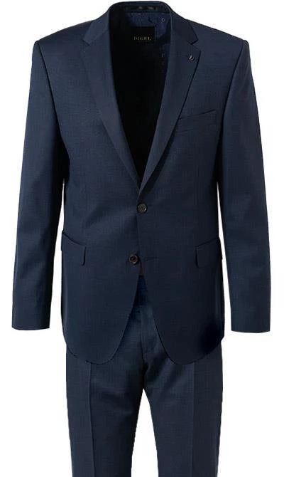 DIGEL Anzug Modern Fit 99653/120033+116062/22 Schurwolle Super110 REDA, Marine 5 DIGEL Anzug Modern Fit 99653/120033+116062/22 Schurwolle Super110 REDA, Marine – Bild 3