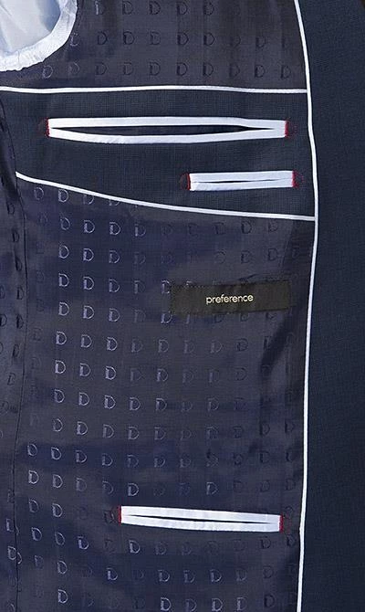 DIGEL Anzug Modern Fit 99653/120033+116062/22 Schurwolle Super110 REDA, Marine 9 DIGEL Anzug Modern Fit 99653/120033+116062/22 Schurwolle Super110 REDA, Marine – Bild 7