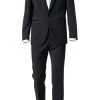 DIGEL Smoking Modern Fit 1009320/Jarod+Shawn/10 Schurwolle Super100, Schwarz -Anzüge & Westen Schritte 242083 norm
