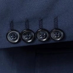 bugatti Anzug Slim Fit 99801/794000+788400/380 Schurwolle, Dunkelblau -Anzüge & Westen Schritte 242696 norm4