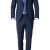 Pierre Cardin Anzug 62150+72138/850/10001/3050 Slim Fit, Schurwolle Super100, Dunkelblau, Navy -Anzüge & Westen Schritte 243478 norm