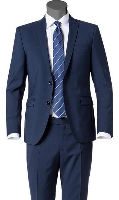 Pierre Cardin Anzug 62150+72138/850/10001/3050 Slim Fit, Schurwolle Super100, Dunkelblau, Navy 4 Pierre Cardin Anzug 62150+72138/850/10001/3050 Slim Fit, Schurwolle Super100, Dunkelblau, Navy – Bild 2