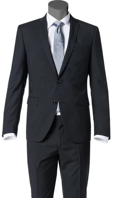 Pierre Cardin Anzug 62150+72138/850/10001/2000 Slim Fit, Schurwolle Super100, Schwarz 4 Pierre Cardin Anzug 62150+72138/850/10001/2000 Slim Fit, Schurwolle Super100, Schwarz – Bild 2