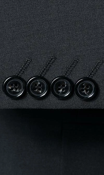 Pierre Cardin Anzug 62150+72138/850/10001/2000 Slim Fit, Schurwolle Super100, Schwarz 6 Pierre Cardin Anzug 62150+72138/850/10001/2000 Slim Fit, Schurwolle Super100, Schwarz – Bild 4