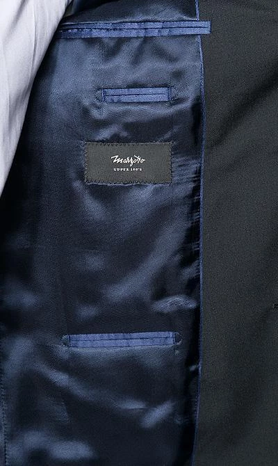 Pierre Cardin Anzug 62150+72138/850/10001/2000 Slim Fit, Schurwolle Super100, Schwarz 7 Pierre Cardin Anzug 62150+72138/850/10001/2000 Slim Fit, Schurwolle Super100, Schwarz – Bild 5