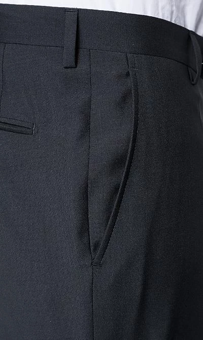 Pierre Cardin Anzug 62150+72138/850/10001/2000 Slim Fit, Schurwolle Super100, Schwarz 10 Pierre Cardin Anzug 62150+72138/850/10001/2000 Slim Fit, Schurwolle Super100, Schwarz – Bild 8