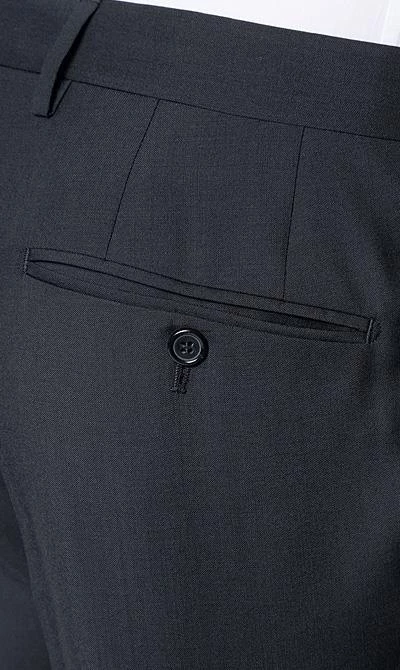 Pierre Cardin Anzug 62150+72138/850/10001/2000 Slim Fit, Schurwolle Super100, Schwarz 11 Pierre Cardin Anzug 62150+72138/850/10001/2000 Slim Fit, Schurwolle Super100, Schwarz – Bild 9