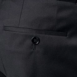 BOSS Anzug Hayes/Gibson 50318498+499/001 Slim Fit, Schurwolle Super120 GUABELLO, Schwarz, Black -Anzüge & Westen Schritte 244354 norm8