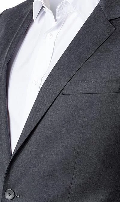 BOSS Anzug Hayes/Gibson 50318498+499/021 Anzug Hayes-Gibson, Slim Fit, Schurwolle Super120 GUABELLO, Dunkelgrau meliert, Dark grey 5 BOSS Anzug Hayes/Gibson 50318498+499/021 Anzug Hayes-Gibson, Slim Fit, Schurwolle Super120 GUABELLO, Dunkelgrau meliert, Dark grey – Bild 3