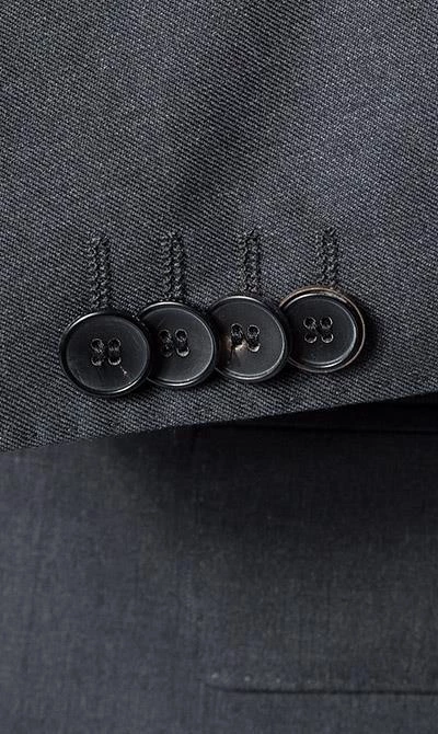 BOSS Anzug Hayes/Gibson 50318498+499/021 Anzug Hayes-Gibson, Slim Fit, Schurwolle Super120 GUABELLO, Dunkelgrau meliert, Dark grey 6 BOSS Anzug Hayes/Gibson 50318498+499/021 Anzug Hayes-Gibson, Slim Fit, Schurwolle Super120 GUABELLO, Dunkelgrau meliert, Dark grey – Bild 4