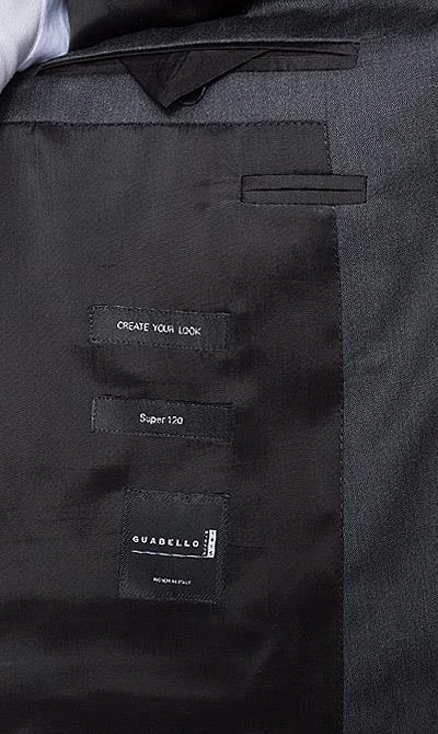 BOSS Anzug Hayes/Gibson 50318498+499/021 Anzug Hayes-Gibson, Slim Fit, Schurwolle Super120 GUABELLO, Dunkelgrau meliert, Dark grey 7 BOSS Anzug Hayes/Gibson 50318498+499/021 Anzug Hayes-Gibson, Slim Fit, Schurwolle Super120 GUABELLO, Dunkelgrau meliert, Dark grey – Bild 5