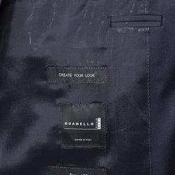 BOSS Anzug Hayes/Gibson 50318498+499/401 Anzug Hayes-Gibson, Slim Fit, Schurwolle Super120 GUABELLO, Dunkelblau, Dark blue -Anzüge & Westen Schritte 244356 norm5