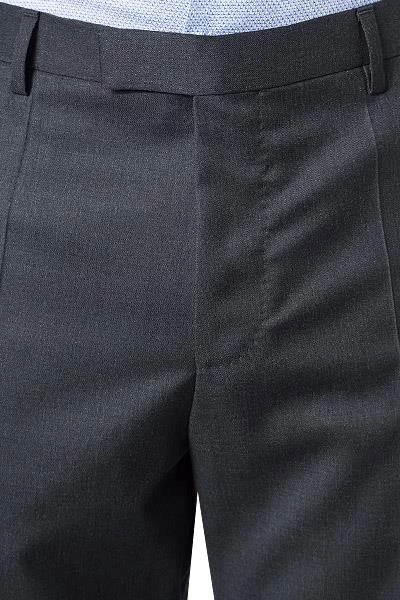 BOSS Hose Lenon 50318825/021 Regular Fit, Schurwolle Super120 GUABELLO, Grau meliert, Dark grey 4 BOSS Hose Lenon 50318825/021 Regular Fit, Schurwolle Super120 GUABELLO, Grau meliert, Dark grey – Bild 2