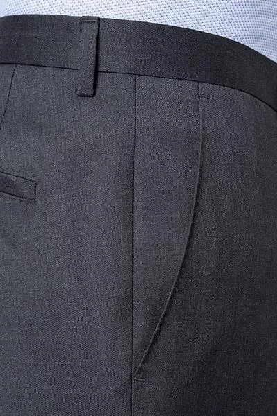 BOSS Hose Lenon 50318825/021 Regular Fit, Schurwolle Super120 GUABELLO, Grau meliert, Dark grey 5 BOSS Hose Lenon 50318825/021 Regular Fit, Schurwolle Super120 GUABELLO, Grau meliert, Dark grey – Bild 3