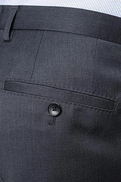 BOSS Hose Lenon 50318825/021 Regular Fit, Schurwolle Super120 GUABELLO, Grau meliert, Dark grey 6 BOSS Hose Lenon 50318825/021 Regular Fit, Schurwolle Super120 GUABELLO, Grau meliert, Dark grey – Bild 4