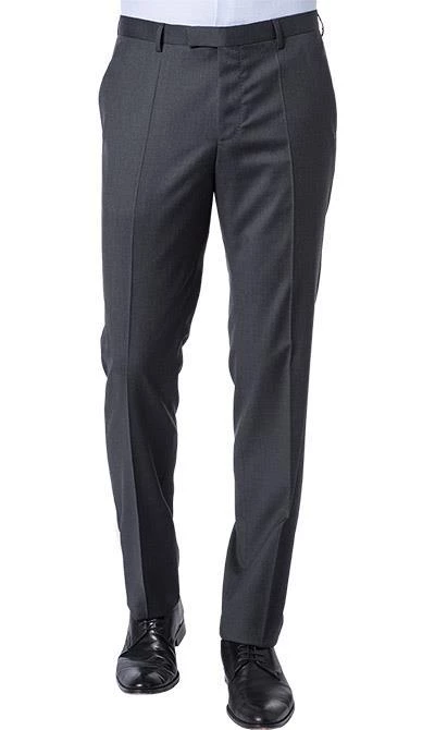 BOSS Anzug 50318521+8825+8500/021 Anzug Johnstons-Lenon mit Weste, Regular Fit, Schurwolle Super120 GUABELLO, Anthrazit meliert, Dark grey 8 BOSS Anzug 50318521+8825+8500/021 Anzug Johnstons-Lenon mit Weste, Regular Fit, Schurwolle Super120 GUABELLO, Anthrazit meliert, Dark grey – Bild 6