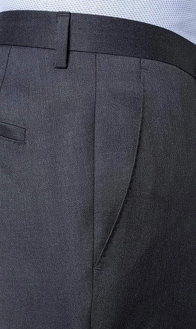 BOSS Anzug 50318521+8825+8500/021 Anzug Johnstons-Lenon mit Weste, Regular Fit, Schurwolle Super120 GUABELLO, Anthrazit meliert, Dark grey 10 BOSS Anzug 50318521+8825+8500/021 Anzug Johnstons-Lenon mit Weste, Regular Fit, Schurwolle Super120 GUABELLO, Anthrazit meliert, Dark grey – Bild 8