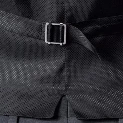 BOSS Weste Wilson 50318500/021 Slim Fit, Schurwolle Super120 GUABELLO, Grau meliert, Dark grey -Anzüge & Westen Schritte 244555 norm2