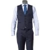 BOSS Weste Wilson 50318500/401 Slim Fit, Schurwolle Super120 GUABELLO, Dunkelblau, Dark blue -Anzüge & Westen Schritte 244556 master