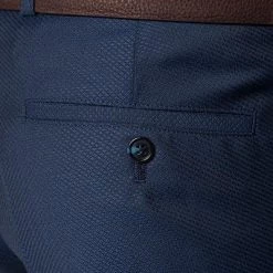 CG Hose Cedric 50/102S1/433063/62 Slim Fit, Schurwolle Super100, Dunkelblau gemustert, Marine -Anzüge & Westen Schritte 244571 norm3