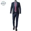 CG Anzug Caden-Cedric 50/102S1/423712+433063/62 Slim Fit, Schurwolle Super100, Dunkelblau gemustert, Marine