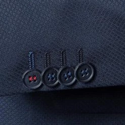 CG Anzug Caden-Cedric 50/102S1/423712+433063/62 Slim Fit, Schurwolle Super100, Dunkelblau gemustert, Marine -Anzüge & Westen Schritte 244573 norm4