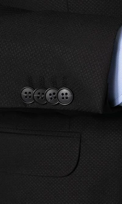 CG Anzug Caden-Cedric 50/102S1/423712+433063/90 Slim Fit, Schurwolle Super100, Schwarz gemustert, Schwarz 7 CG Anzug Caden-Cedric 50/102S1/423712+433063/90 Slim Fit, Schurwolle Super100, Schwarz gemustert, Schwarz – Bild 5