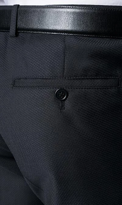 CG Anzug Caden-Cedric 50/102S1/423712+433063/90 Slim Fit, Schurwolle Super100, Schwarz gemustert, Schwarz 12 CG Anzug Caden-Cedric 50/102S1/423712+433063/90 Slim Fit, Schurwolle Super100, Schwarz gemustert, Schwarz – Bild 10