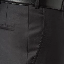 Wilvorst Hose schwarz 441200/10/177 Slim Line, Wolle -Anzüge & Westen Schritte 244584 norm3