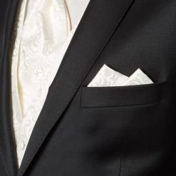 Wilvorst Anzug schwarz 441200/10/17852/2+177 Slim Line, Wolle -Anzüge & Westen Schritte 244587 norm4