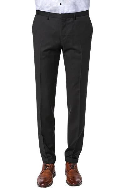 BOSS Hose Wave 50320555/001 Extra Slim Fit, Schurwolle Super120 GUABELLO, Schwarz, Black 3 BOSS Hose Wave 50320555/001 Extra Slim Fit, Schurwolle Super120 GUABELLO, Schwarz, Black