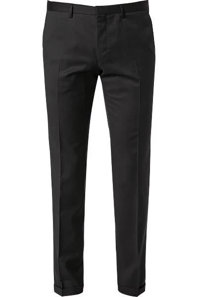 BOSS Hose Wave 50320555/001 Extra Slim Fit, Schurwolle Super120 GUABELLO, Schwarz, Black 4 BOSS Hose Wave 50320555/001 Extra Slim Fit, Schurwolle Super120 GUABELLO, Schwarz, Black – Bild 2