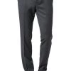 BOSS Hose Wave 50320555/021 Extra Slim Fit, Schurwolle Super120 GUABELLO, Anthrazit meliert, Dark grey -Anzüge & Westen Schritte 244741 norm