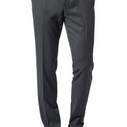 BOSS Hose Wave 50320555/021 Extra Slim Fit, Schurwolle Super120 GUABELLO, Anthrazit meliert, Dark grey