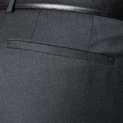 BOSS Hose Wave 50320555/021 Extra Slim Fit, Schurwolle Super120 GUABELLO, Anthrazit meliert, Dark grey -Anzüge & Westen Schritte 244741 norm3