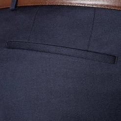 BOSS Hose Wave 50320555/401 Extra Slim Fit, Schurwolle Super120 GUABELLO, Dunkelblau, Dark blue -Anzüge & Westen Schritte 244742 norm3