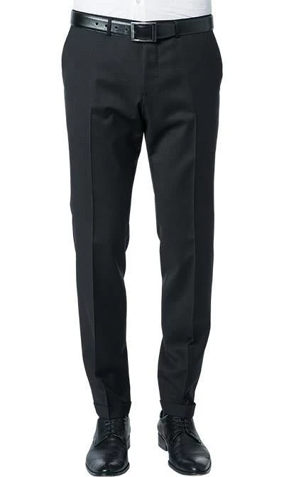 BOSS Anzug Ryan-Wave 50318525+20555/001 Extra Slim Fit, Schurwolle Super120 GUABELLO, Schwarz, Black 8 BOSS Anzug Ryan-Wave 50318525+20555/001 Extra Slim Fit, Schurwolle Super120 GUABELLO, Schwarz, Black – Bild 6