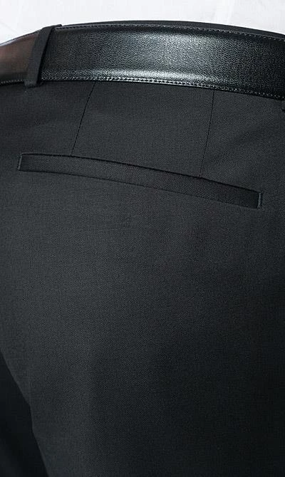 BOSS Anzug Ryan-Wave 50318525+20555/001 Extra Slim Fit, Schurwolle Super120 GUABELLO, Schwarz, Black 10 BOSS Anzug Ryan-Wave 50318525+20555/001 Extra Slim Fit, Schurwolle Super120 GUABELLO, Schwarz, Black – Bild 8