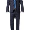 BOSS Anzug Ryan-Wave 50318525+20555/401 Extra Slim Fit, Schurwolle Super120 GUABELLO, Dunkelblau, Dark blue -Anzüge & Westen Schritte 244749 norm