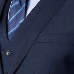 CG Anzug 30-031S0/423622+433063+441013/62 Anzug mit Weste, Slim Fit, Schurwolle, Marine -Anzüge & Westen Schritte 244835 norm3