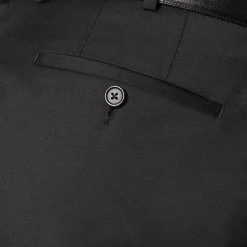 EDUARD DRESSLER Hose Jeff 00211/3B25/01 Shaped Fit, Schurwolle Super110, Schwarz 7 EDUARD DRESSLER Hose Jeff 00211/3B25/01 Shaped Fit, Schurwolle Super110, Schwarz -Anzüge & Westen Schritte 246747 norm3