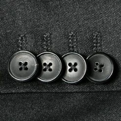 EDUARD DRESSLER Anzug 00211/6B01+3B25/25 Shaped Fit, Schurwolle Super110, Anthrazit meliert, Anthrazit -Anzüge & Westen Schritte 246749 norm3