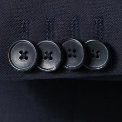 EDUARD DRESSLER Anzug 00211/6B01+3B25/44 Shaped Fit, Schurwolle Super110, Dunkelblau, Marine -Anzüge & Westen Schritte 246750 norm3