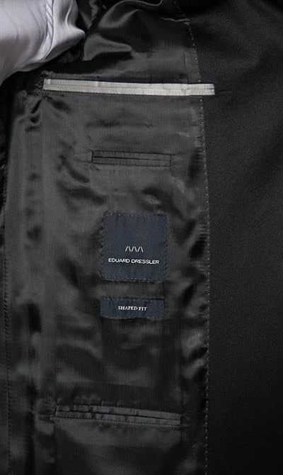 EDUARD DRESSLER Smoking 00229/6B81+3B55/01 Shaped Fit, Schurwolle, Schwarz 6 EDUARD DRESSLER Smoking 00229/6B81+3B55/01 Shaped Fit, Schurwolle, Schwarz – Bild 4