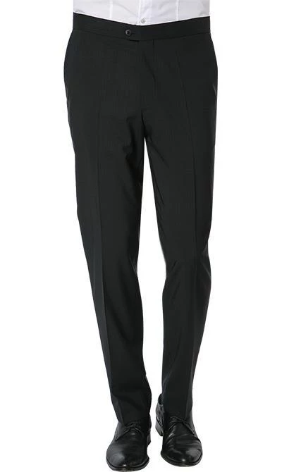 EDUARD DRESSLER Smoking 00229/6B81+3B55/01 Shaped Fit, Schurwolle, Schwarz 8 EDUARD DRESSLER Smoking 00229/6B81+3B55/01 Shaped Fit, Schurwolle, Schwarz – Bild 6