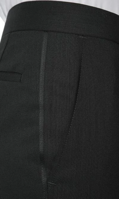 EDUARD DRESSLER Smoking 00229/6B81+3B55/01 Shaped Fit, Schurwolle, Schwarz 9 EDUARD DRESSLER Smoking 00229/6B81+3B55/01 Shaped Fit, Schurwolle, Schwarz – Bild 7