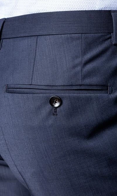 JOOP! Anzug 30003099+30003106/402 Anzug Herby-Blayr, Slim Fit, Wolle, Dunkelblau meliert, Tiefseeblau 11 JOOP! Anzug 30003099+30003106/402 Anzug Herby-Blayr, Slim Fit, Wolle, Dunkelblau meliert, Tiefseeblau – Bild 9