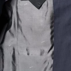 JOOP! Anzug 30003099+30003110+30003106/402 Anzug Herby-Blayr mit Weste, Slim Fit, Wolle, Dunkelblau meliert, Tiefseeblau -Anzüge & Westen Schritte 249636 norm5