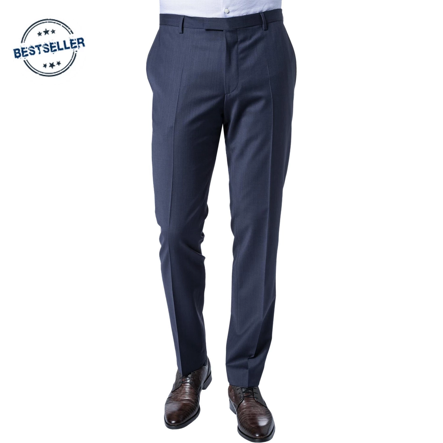 JOOP! Hose JT-02Blayr 30003106/402 Slim Fit, Wolle, Dunkelblau meliert, Tiefseeblau 3 JOOP! Hose JT-02Blayr 30003106/402 Slim Fit, Wolle, Dunkelblau meliert, Tiefseeblau